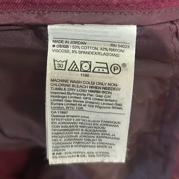 Banana republic Sloan pants purple - Picture 2 of 5